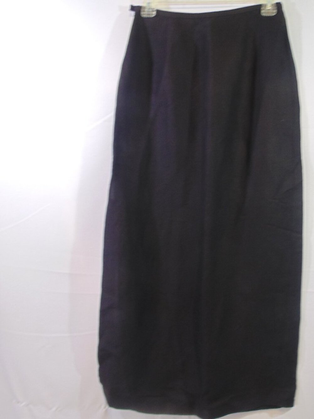 Ann Taylor maxi Skirt Womens Linen Blend Black size 6